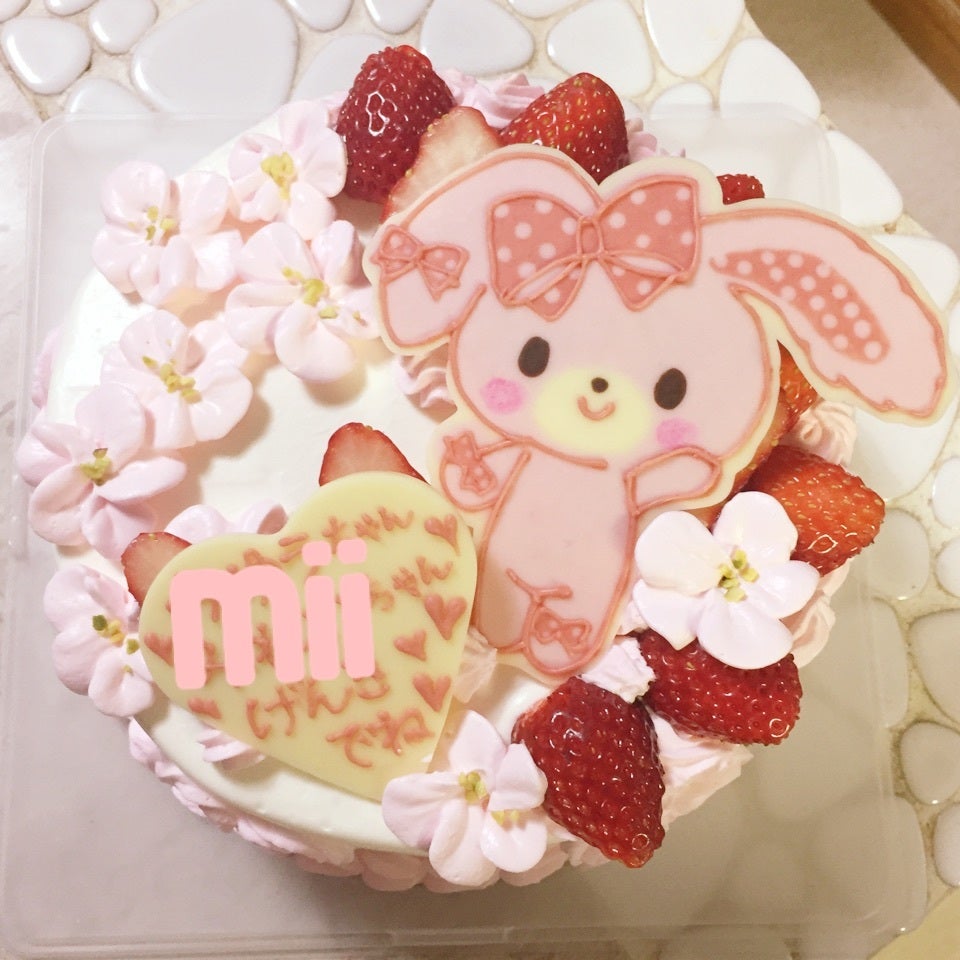 ぼんぼんりぼんちゃんケーキ